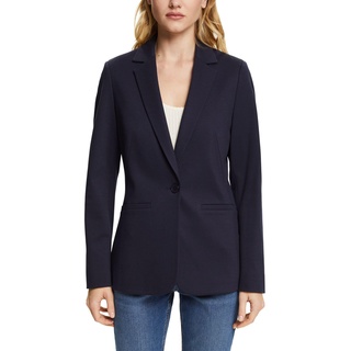 ESPRIT Collection Damen 992eo1g319 Blazer, Navy, 32 EU