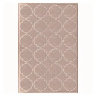 Outdoorteppich , Beige , Textil , geometrisch , rechteckig , 160x230 cm , Oeko-Tex® Standard 100 , pflegeleicht , Teppiche und Böden, Teppiche, Outdoorteppiche