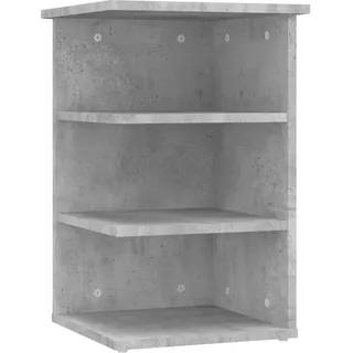 vidaXL Bücherregal 35 x 35 x 55 cm Grau