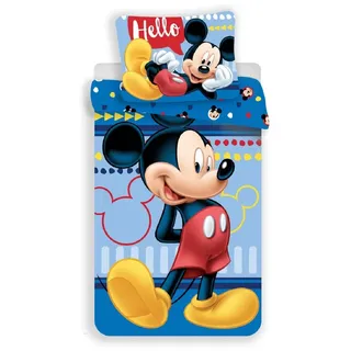 Disney Mickey Mouse Micky Maus mehrfarbig 140 x 200 cm + 70 x 90 cm