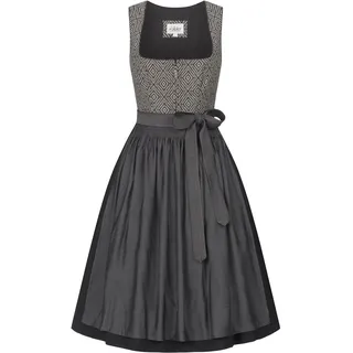 Dirndl NÜBLER "Dirndl midi Grace", Damen, Gr. 40, EURO, schwarz, Obermaterial: 100% Polyester PES., Kleider Dirndl