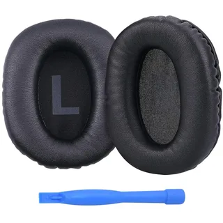 MMOBIEL Ersatz Ohrpolster für Logitech G Pro, G Pro X, G Pro X 2, G Pro X SE Kopfhörer Memory- Schaumstoff und Protein PU Kopfhörer Ohrpolster - Ersatzpolster – Schwarz