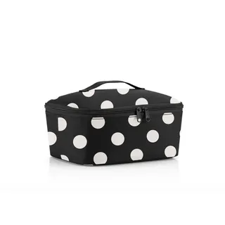 Kühltasche coolerbag M pocket dots white