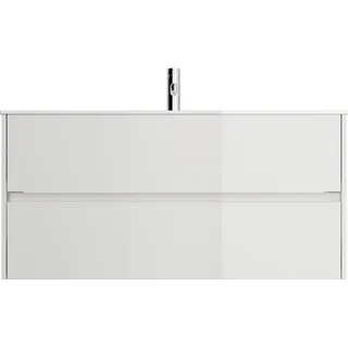 Posseik Waschbecken mit Unterschrank LIMES 120 weiß glanz 120,0 x 46,5 x 58,5 cm