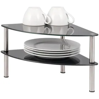 bremermann Eckregal 28 x 21 x 28 cm Schwarz