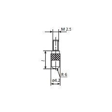 Mahr 4360049 902 H Kugelkontakt für Marcator-Blinker, 40 mm Länge