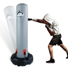 Bild ZERRO Boxsack Kinder Erwachsene Freistehender Aufblasbare Standboxsack Kinder Boxing Trainer Heavy Duty, Mit Pumpe