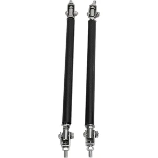 2 Stücke 15 cm Frontstoßstangenlippe Splitter Streben Stangen Stützstangen Einstellbare Kohlefaser für Seitenschweller Hinterlippen