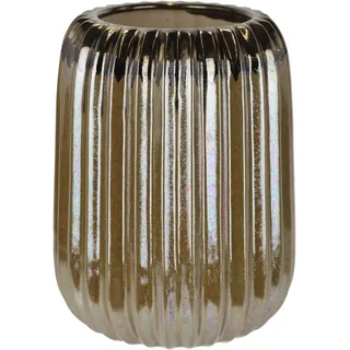 I.GE.A. "Tischvase aus Keramik, Blumenvasen, Höhe ca. 18 cm", dekorative kleine Vasen, für Blumen, Keramikvase,