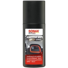 SONAX Kunststoff Neu Schwarz (100 ml) zur Farbauffrischung stark ausgebleichter Kunststoffe im Fahrzeugaußenbereich | Art-Nr. 04091000