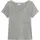 Denim Damen T-Shirt aus Bio-Baumwolle mit V-Ausschnitt grau grau XS