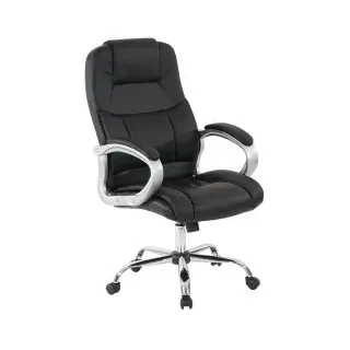 Mendler Boston Kunstleder Schwarz