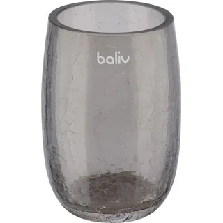 baliv Zahnputzbecher Glas Grau