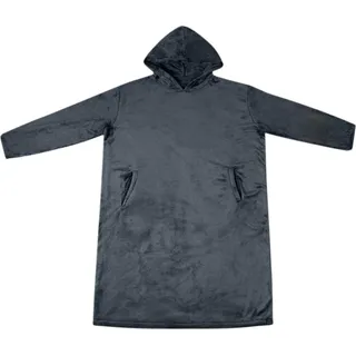 vidaXL Decken-Hoodie Marineblau L Flanell - Blau