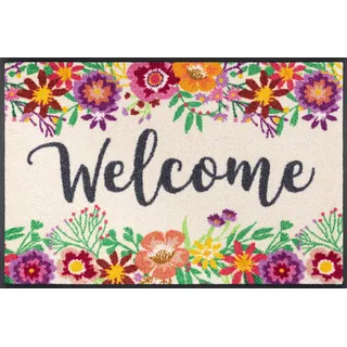 Wash+Dry Welcome Blooming 50 x 75 cm Lila/Mehrfarbig