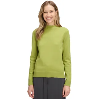 Betty Barclay Damen, Basic-Strickpullover mit Stehkragen", 46, Fresh moss),