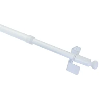 GARDINIA Klemmstange Ø 10 mm 50 - 80 cm Weiß