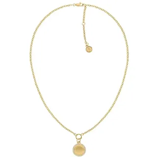 Tommy Hilfiger Jewelry Halskette mit Anhänger für Damen In Gelbgold verziert mit Kristallen - 2780903