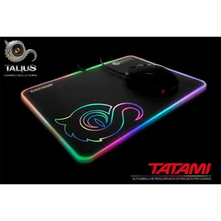 Talius Tatami Rgb Gaming-mauspad - Black