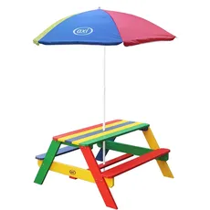 Bild Picknicktisch Regenbogen