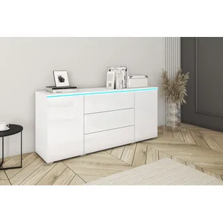 Home Affaire Sideboard VERA 150 x 67,9 x 39,5 cm Weiß