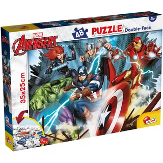 Liscianigiochi 99641 Lisciani Giochi Marvel Puzzle DF M-Plus 48 Avengers