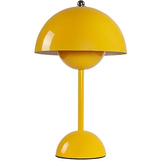 AVCXEC Led Flowerpot Tischlampe Kabellos, Akku Pilz Lampe, Tischleuchte Dimmbar Pilz Mit 3 Helligkeitsmodi, Wiederaufladbar Flowerpot Lamp Für Schlafzimmer, Wohnzimmer, Restaurants, Büro