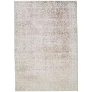 benuta Vintage-Teppich George waschbar 300x400 cm , Beige, Rosa , Kunststoff , Vintage , Rechteckig , 300x400 cm , Oeko-Tex® Standard 100 , in verschiedenen Größen erhältlich, rutschfeste Unterfläche, waschbar , Teppiche und Böden, Teppiche, Vintageteppiche