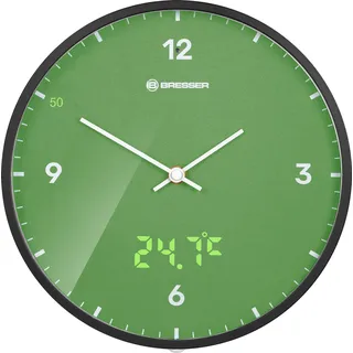 Bresser My Time Led Wanduhr Grün Grün One Size - Grün