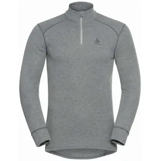 Odlo Herren Active Warm Half Zip Longsleeve (Größe L, grau)