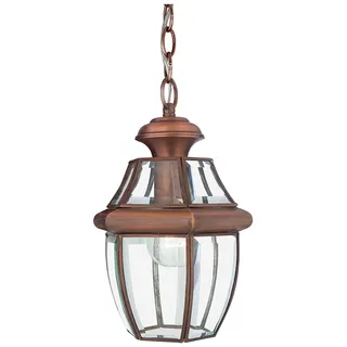 Pendelleuchte in Kupfer antik außen Vintage elegant REGINA außen Lampe Balkon