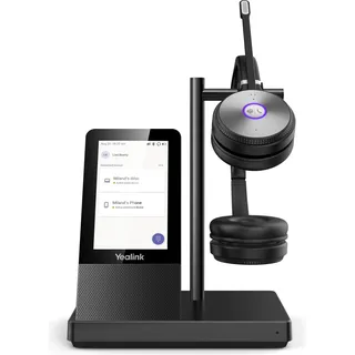 Yealink WH66 Dual Teams (Kabellos, USB-A), Office Headset Schwarz