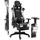 Gaming Bürostuhl Kunstleder Schwarz/Weiß