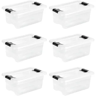KEEEPER Aufbewahrungsbox cornelia 29,5 x 19,5 x 12,5 cm 6-tlg. transparent