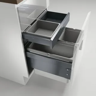 Cox Base 360 s/500-3 mit Base-Board, Abfallsammler für Frontauszüge, ohne Biode