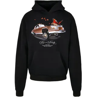 Mister Tee Pimp A Butterfly Heavy Oversize Kapuzenpullover - Black - M