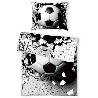 Herding Lizenzbettwäsche , Schwarz, Weiß , Textil , 140x200 cm , Textiles Vertrauen - Oeko-Tex®, Bsci , pflegeleicht, atmungsaktiv, hautfreundlich, saugfähig, bügelleicht, schadstoffgeprüft , Heimtextilien, Bettwäsche & Leintücher, Kinderbettwäsche