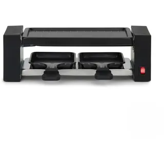 Onli ON1010N Raclette-Grill für 2 Personen – 400 W, abnehmbarer Grill, antihaftbeschichtete Platte, 23 x 10 cm