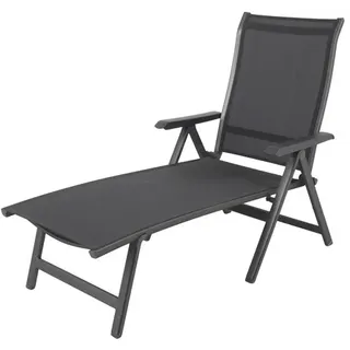 MWH Kedline Sonnenliege Aluminium/Textilene klappbar