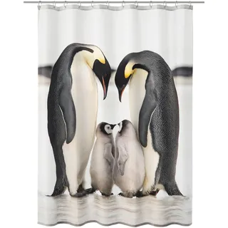 KLEINE WOLKE Duschvorhang Jacksons 180 x 200 cm schwarz