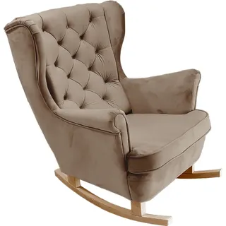 DomoHome Relaxsessel Armlehnensessel Armlehnen Fernsehsessel Loungesessel Polstersessel Couchsessel Armsessel Chair Wohnzimmersessel Ohrensessel | 102x81x95cm | Brown_29813 - Braun