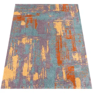 Paco Home Padua 621 Hochflorteppich 60 x 100 cm Mehrfarbig