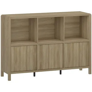[en.casa] Lukkodso 110 x 76,5 x 30 cm Dunkelbraun