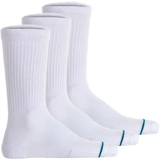 Stance Socken Icon Sneakersocken 3er Pack Weiß 35-37