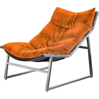 KAWOLA Relaxsessel SIRO Sessel Stoff orange (B/H/T) 70x78x125cm - Orange