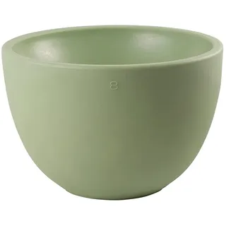 8 seasons Design LED Pflanzkübel 59 x 39cm, Shining Curvy Pot XM (Mint) E27, warmweißes Licht – wetterfest – beleuchteter Blumentopf für außen (Garten, Terrasse, Balkon) und innen