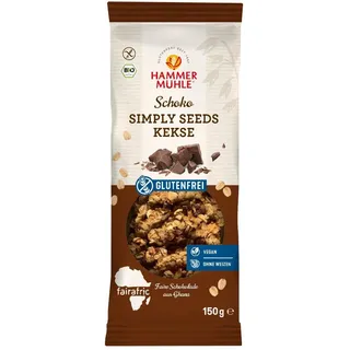 Hammermühle Simply Seeds Kekse Schoko glutenfrei 150 g