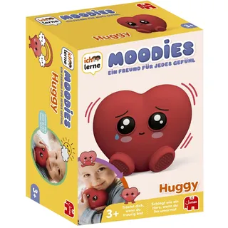 JUMBO Spiele Jumbo Ich Lerne Moodies Huggy – Emotionsbegleiter – Für Kinder ab 3 Jahren | Elektronisches Spielzeug und Figur für Positive Erziehung – Lindert Traurigkeit und Fördert Beruhigung