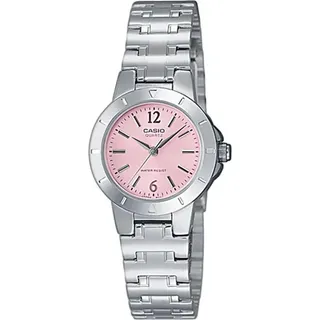 Damen Casio Classic Armbanduhr - Silber, Rosa