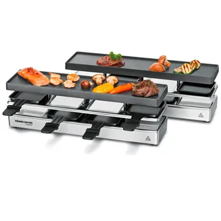 Rommelsbacher RC 1600 Raclette-Grill Silber für 8 Personen